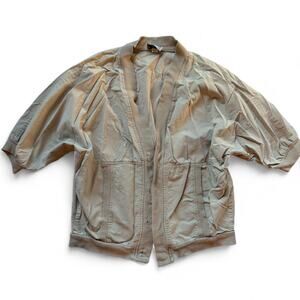 Tan vintage 90s seneca button up jacket